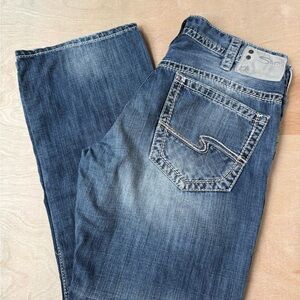 Silver Gordie Jeans Men's Blue Jeans